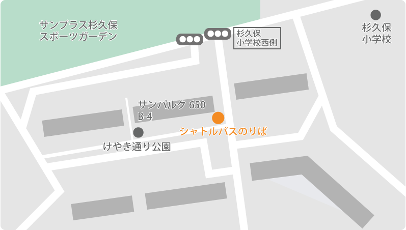 杉久保（サンパルク）停留所